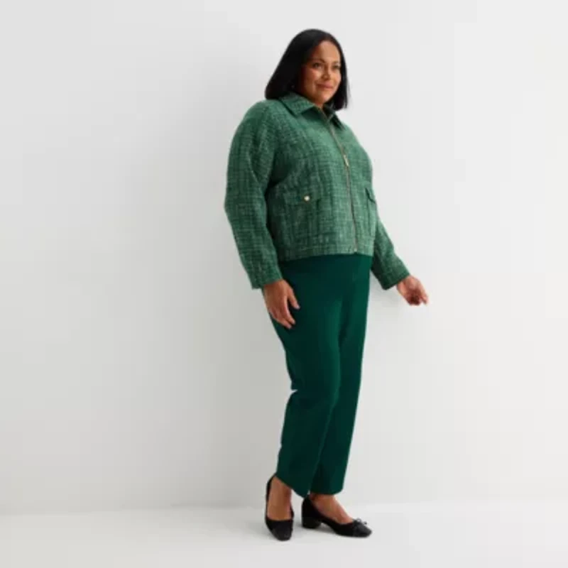 Liz Claiborne Womens Plus Regular Fit Blazer