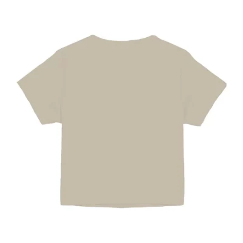 Disney Villians Fall Drinks Baby Tee Womens Juniors Crew Neck Short Sleeve Classic Fit Graphic T-Shirt