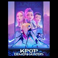 Kpop Demon Hunters Crew Womens Juniors Neck Long Sleeve Sweatshirt