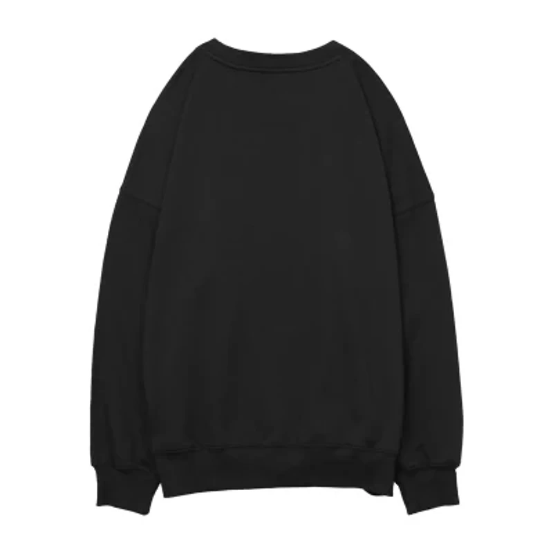 Kpop Demon Hunters Saja Boys Womens Juniors Crew Neck Short Sleeve Sweatshirt