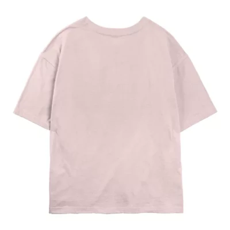 Disney Witch Womens Juniors Crew Neck Short Sleeve Classic Fit Minnie Mouse Graphic T-Shirt