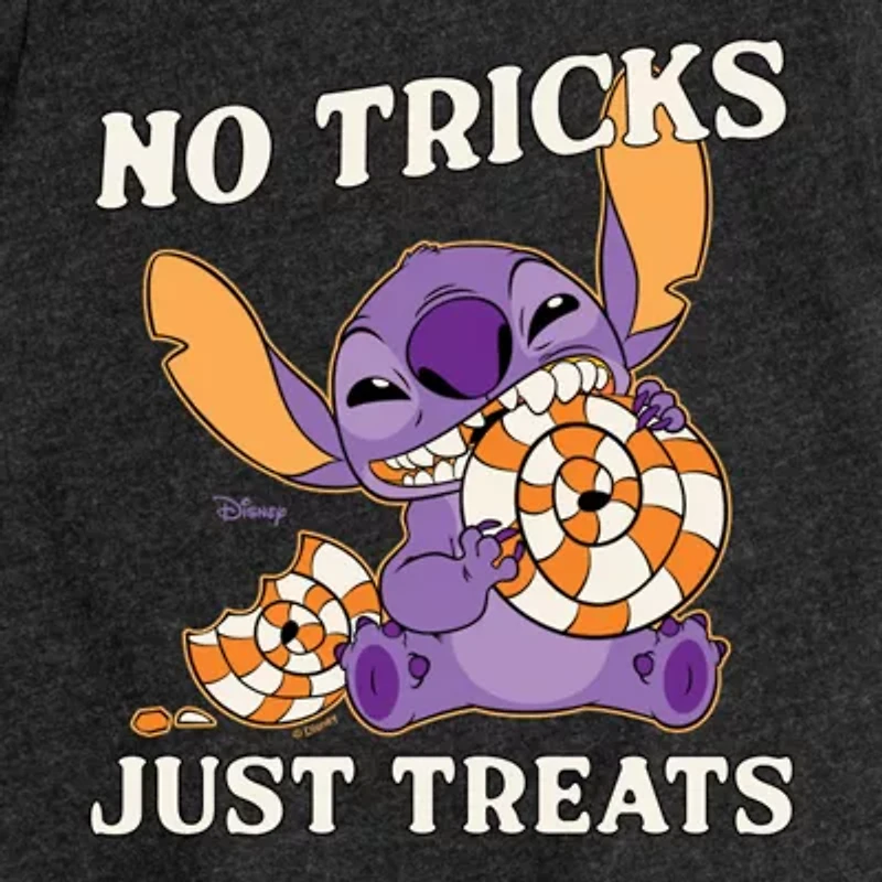 Disney Collection Girls Round Neck Short Sleeve Graphic T-Shirt