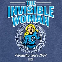 Disney Collection Girls Crew Neck Short Sleeve Marvel Graphic T-Shirt