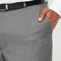 J. Ferrar Ultra Comfort Mens Big and Tall Stretch Fabric Classic Fit Flat Front Suit Pant