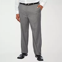 J. Ferrar Ultra Comfort Mens Big and Tall Stretch Fabric Classic Fit Flat Front Suit Pant