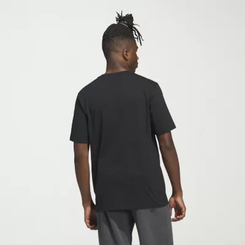 adidas Mens Crew Neck Short Sleeve Graphic T-Shirt