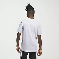 adidas Mens Crew Neck Short Sleeve Regular Fit Graphic T-Shirt