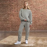 Champion Womens Powerblend Crew Neck Long Sleeve Sweatshirt