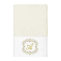 Linum Home Textiles Monica Gold 2-pc. Embellished Hand Towel