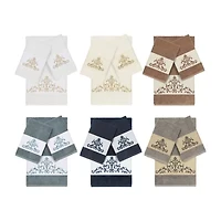 Linum Home Textiles Scarlet Embellished 3-pc. Bath Towel Set