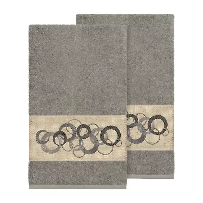 Linum Home Textiles Annabelle Embellished -pc. Bath Towel Set