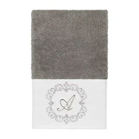 Linum Home Textiles Monica Silver Embellished -pc. Bath Towel Set