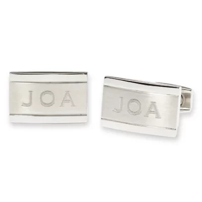 Personalized Stainless Steel Cuff Links