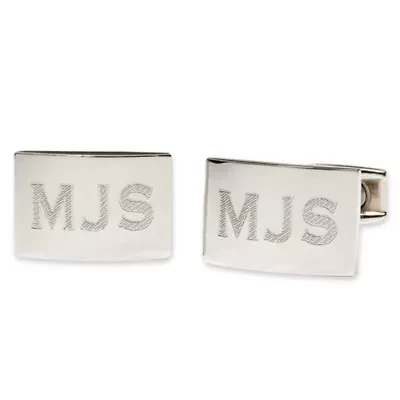 Personalized Stainless Steel Cuff Links