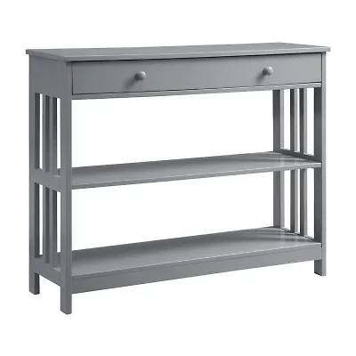Convenience Concepts Mission 1-Drawer Console Table