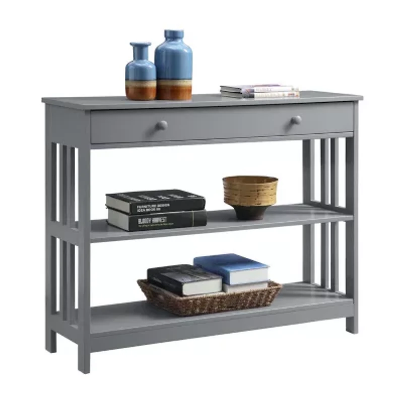 Convenience Concepts Mission 1-Drawer Console Table