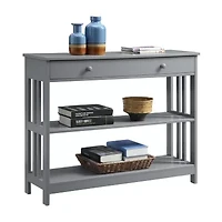 Convenience Concepts Mission 1-Drawer Console Table