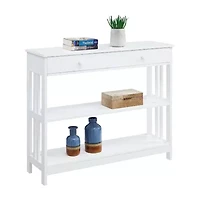 Convenience Concepts Mission 1-Drawer Console Table