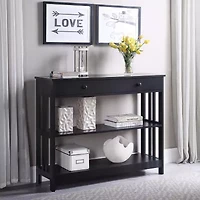 Convenience Concepts Mission 1-Drawer Console Table