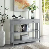 Convenience Concepts Mission 1-Drawer Console Table