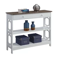 Convenience Concepts Omega 1-Drawer Console Table