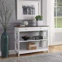 Convenience Concepts Omega 1-Drawer Console Table