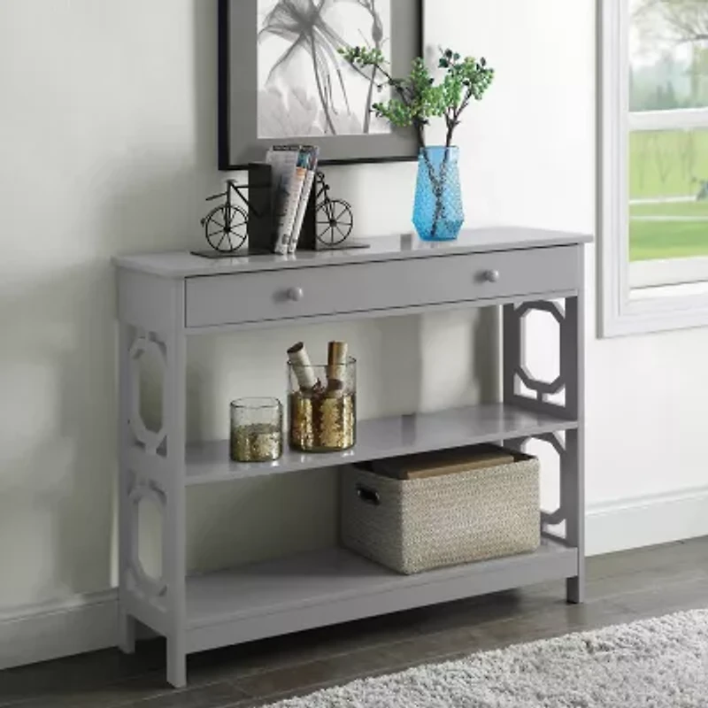Convenience Concepts Omega 1-Drawer Console Table