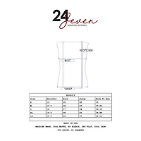 24/7 Comfort Apparel Draped Open Front Sleeveless Cardigan