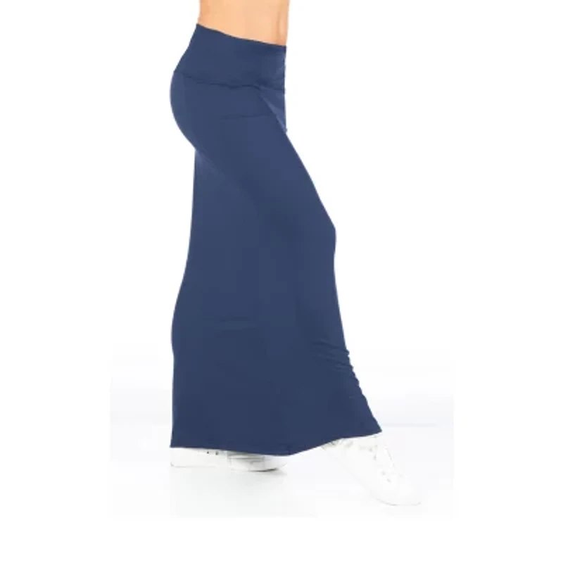 24seven Comfort Apparel Womens Mid Rise Maxi Skirt