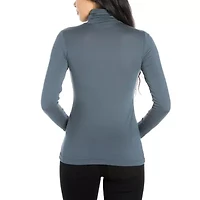 24/7 Comfort Apparel Long Sleeve Turtleneck Womens Classic Tee