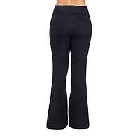 24seven Comfort Apparel Womens Mid Rise Flare Palazzo Pant