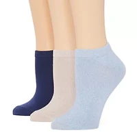 Mixit Womens 3 Pair Low Cut Socks