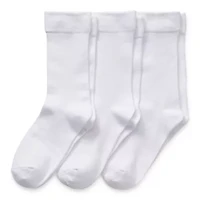 Mixit Womens 3 Pair Crew Socks