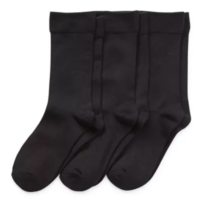 Mixit Womens 3 Pair Crew Socks