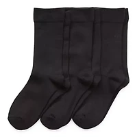 Mixit Womens 3 Pair Crew Socks