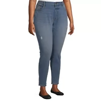a.n.a Womens Plus Stretch Fabric Skinny Fit Jean