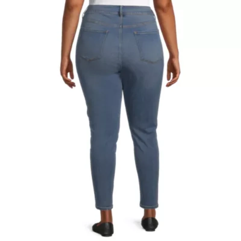 a.n.a Womens Plus Stretch Fabric Skinny Fit Jean