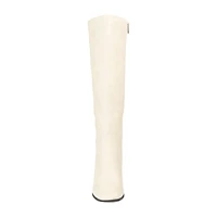 Journee Collection Womens Karima Wide Calf Stacked Heel Riding Boots