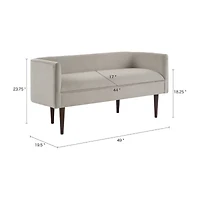 Madison Park Lovisa Living Room Collection Upholstered Bench