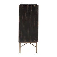 Madison Park Eddy Living Room Collection Storage Accent Cabinet