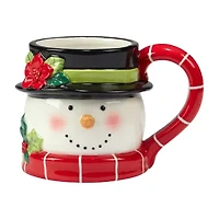 Certified International Holiday Magic Snowman 4-pc. Mug Set
