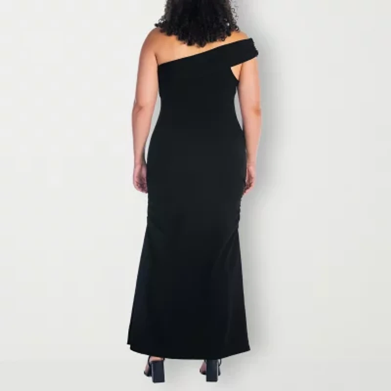 24seven Comfort Apparel Womens Plus Sleeveless Maxi Dress