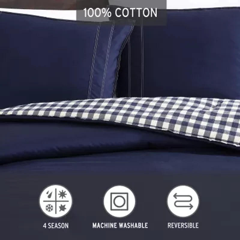 Eddie Bauer Kingston Reversible Duvet Cover Set