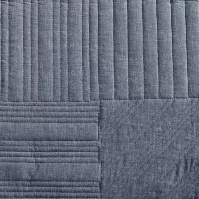 Eddie Bauer Hidden Lake Plaid Reversible Quilt Set