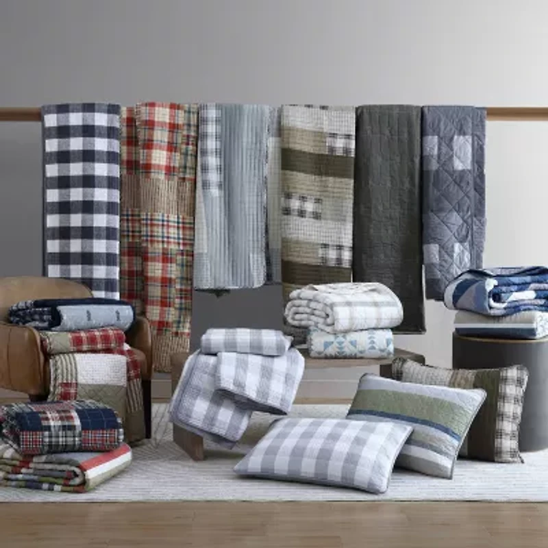 Eddie Bauer Madroplaid Quilt Set