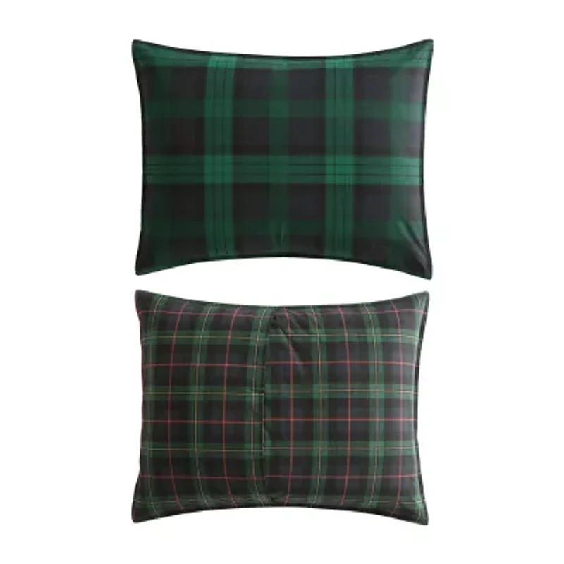 Eddie Bauer Woodland Tartan Midweight Comforter Set