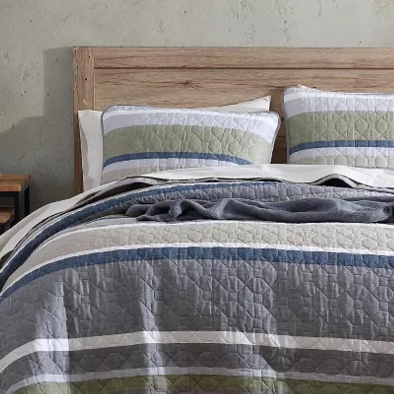 Eddie Bauer Salmon Ladder Quilt Set