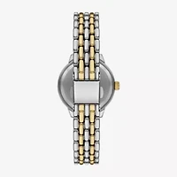 Womens Crystal Accent Two Tone 3-pc. Watch Boxed Set Fmdjset719