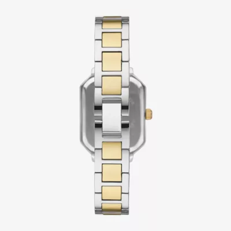 Geneva Womens Crystal Accent Two Tone Bracelet Watch Fmdjm299