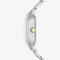 Geneva Womens Crystal Accent Two Tone Bracelet Watch Fmdjm299